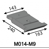 Нижний держатель ножа Mus-Max M014-M9