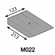 Нижний держатель ножа Mus-Max M022