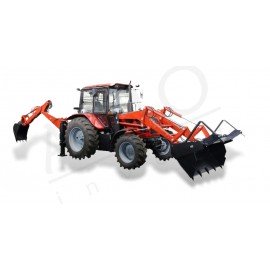 Екскаватор-навантажувач ЕО-2626.ДТ.3 на базі МТЗ 92П (7 в 1) з телескопічною рукояткою Екскаватор-навантажувач ЕО-2626.ДТ.3 на базі МТЗ 92П (7 в 1) з телескопічною рукояткою