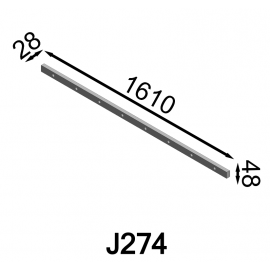 Контрнож Jenz 1610 x 48 x 28 мм