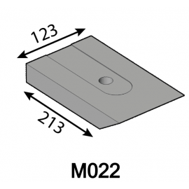 Нижний держатель ножа Mus-Max M022