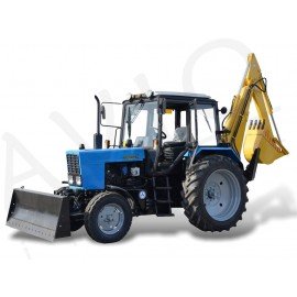 Экскаватор-бульдозер ЭО-2621ДТ на базе МТЗ 82.1 (прямой отвал)