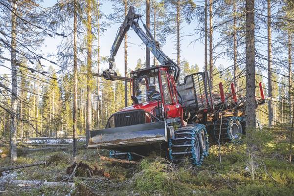 Komatsu 875 форвардер