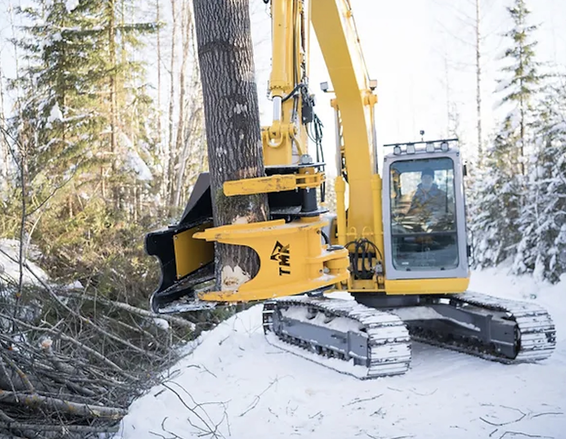 TMK 400 — гидравлические ножницы для древесины: общий вид